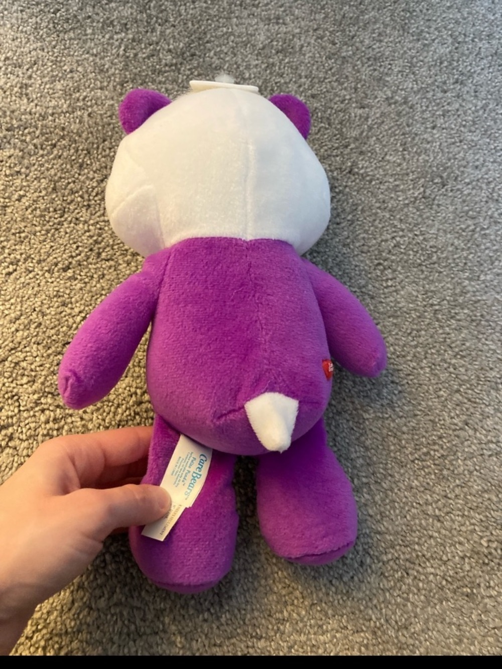 Care Bears Purple & White Polite Panda Collector Plush - Picture 3 of 3